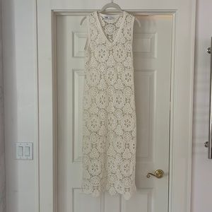 Crocheted Zara shift dress. Size medium